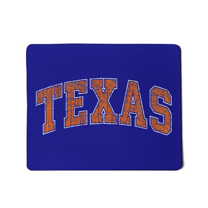 Vintage Texas Austin Text Style Souvenir Mousepad