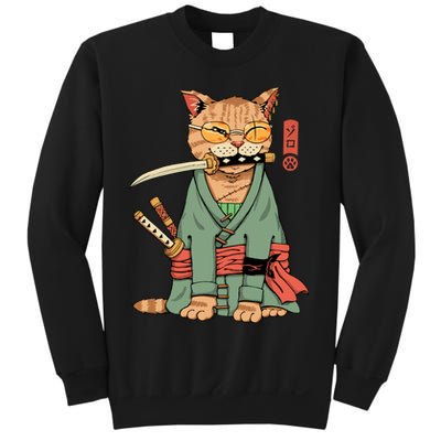 Vincent Trinidad Art Zoro Cat Warrior Sweatshirt