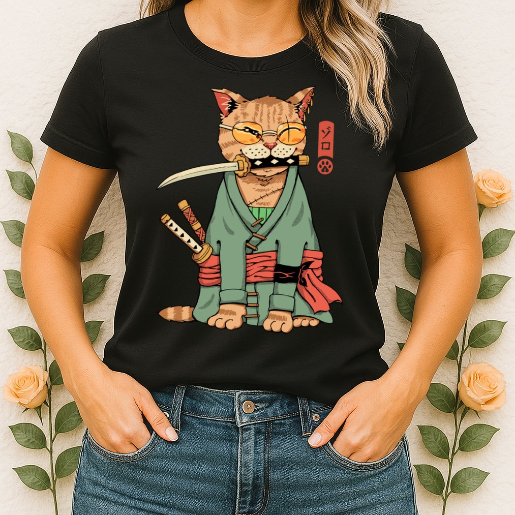 Vincent Trinidad Art Zoro Cat Warrior Womens T-Shirt