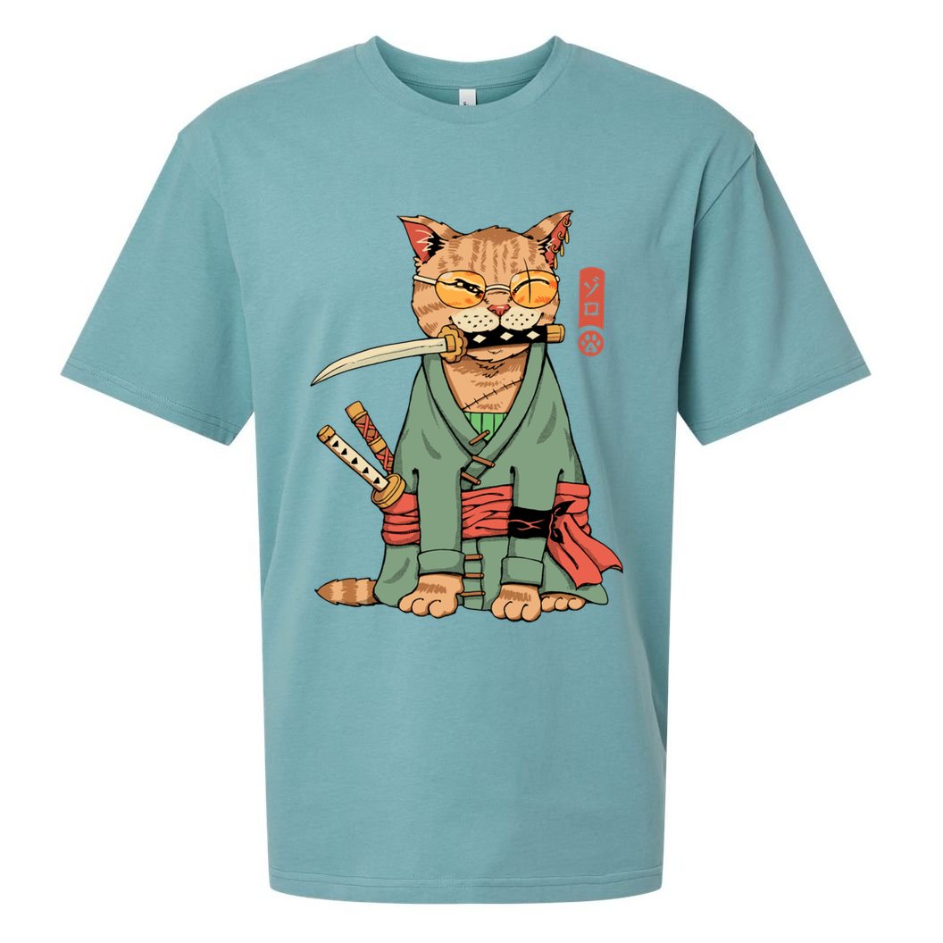 Vincent Trinidad Art Zoro Cat Warrior Sueded Cloud Jersey T-Shirt