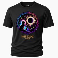View Totality April 8 2024 Astronomy Cat Lover Solar Eclipse Performance Shirt