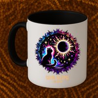View Totality April 8 2024 Astronomy Cat Lover Solar Eclipse Mug