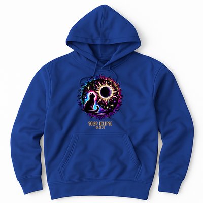View Totality April 8 2024 Astronomy Cat Lover Solar Eclipse Hoodie