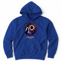 View Totality April 8 2024 Astronomy Cat Lover Solar Eclipse Hoodie