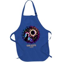 View Totality April 8 2024 Astronomy Cat Lover Solar Eclipse Apron