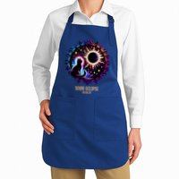 View Totality April 8 2024 Astronomy Cat Lover Solar Eclipse Apron