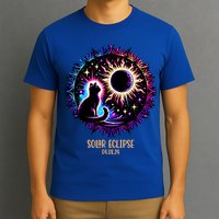 View Totality April 8 2024 Astronomy Cat Lover Solar Eclipse T-Shirt
