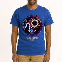 View Totality April 8 2024 Astronomy Cat Lover Solar Eclipse Tall T-Shirt