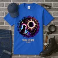 View Totality April 8 2024 Astronomy Cat Lover Solar Eclipse Tall T-Shirt