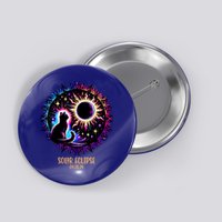 View Totality April 8 2024 Astronomy Cat Lover Solar Eclipse Button