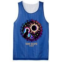 View Totality April 8 2024 Astronomy Cat Lover Solar Eclipse Mesh Reversible Basketball Jersey Tank
