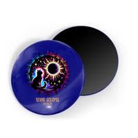 View Totality April 8 2024 Astronomy Cat Lover Solar Eclipse Magnet