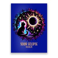 View Totality April 8 2024 Astronomy Cat Lover Solar Eclipse Poster
