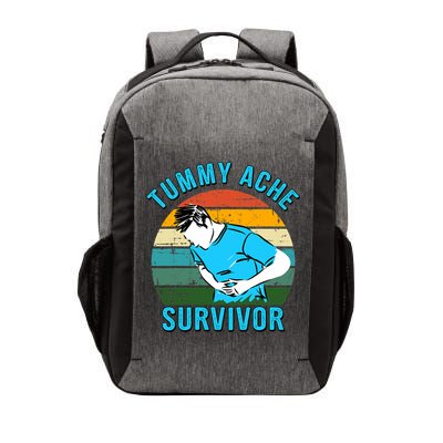 Vintage Tummy Ache Survivor Design Vector Backpack