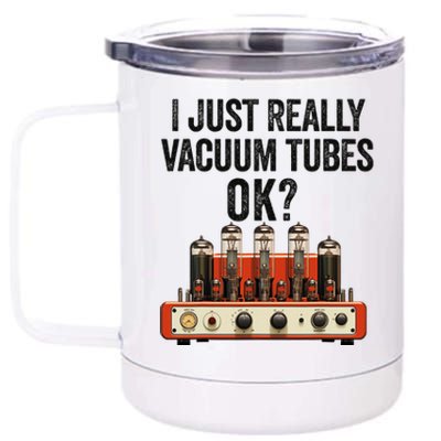 Vacuum Tube Amp Amplifier Analog Audio Electron Valve Guitar 12 oz Stainless Steel Tumbler Cup