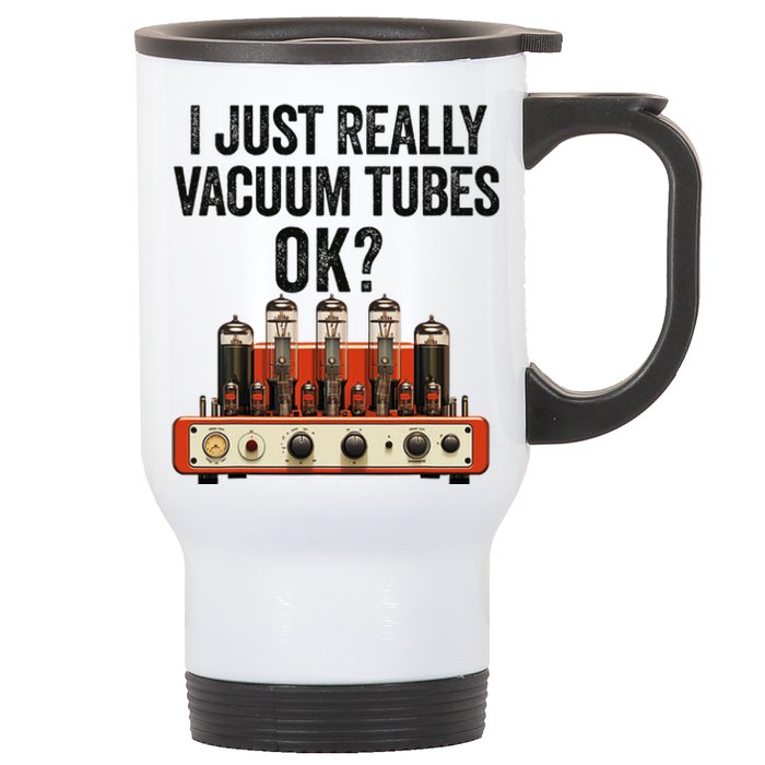 Vacuum Tube Amp Amplifier Analog Audio Electron Valve Guitar Stainless Steel Travel Mug