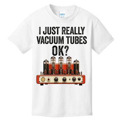 Vacuum Tube Amp Amplifier Analog Audio Electron Valve Guitar Kids T-Shirt