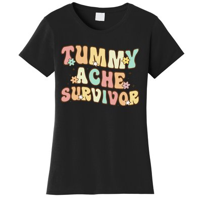 Vintage Tummy Ache Survivor Retro Women's T-Shirt