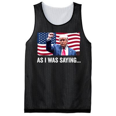 Vintage Trump As I Was Saying Trump His Speech Trump Vance Gift Mesh Reversible Basketball Jersey Tank