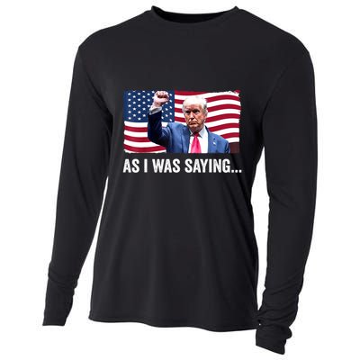 Vintage Trump As I Was Saying Trump His Speech Trump Vance Gift Cooling Performance Long Sleeve Crew