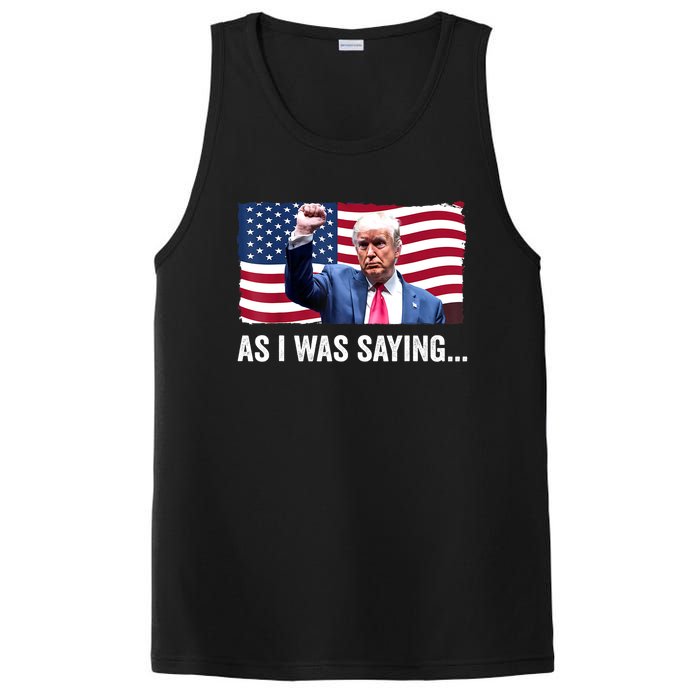 Vintage Trump As I Was Saying Trump His Speech Trump Vance Gift PosiCharge Competitor Tank