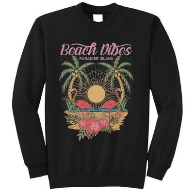Vintage Tropical Beach Vibes Paradise Island Sweatshirt