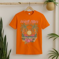 Vintage Tropical Beach Vibes Paradise Island T-Shirt