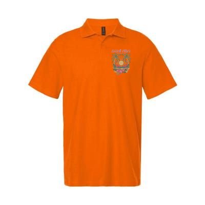 Vintage Tropical Beach Vibes Paradise Island Polo