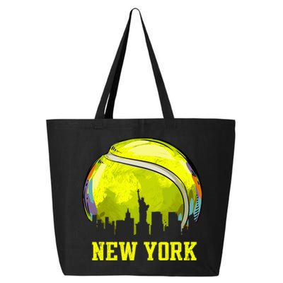 Vintage Tennis Ball New York City Skyline 25L Jumbo Tote