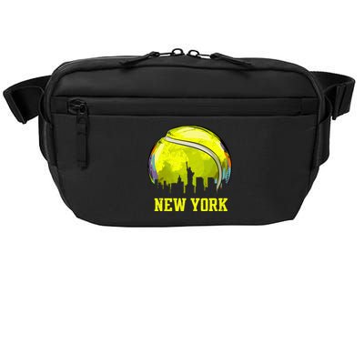 Vintage Tennis Ball New York City Skyline Crossbody Pack