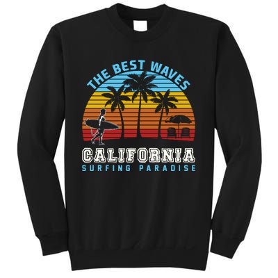 Vintage The Best Wave California Surfing Paradise Sweatshirt