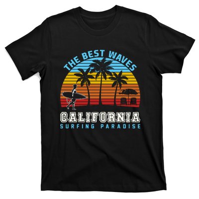 Vintage The Best Wave California Surfing Paradise T-Shirt