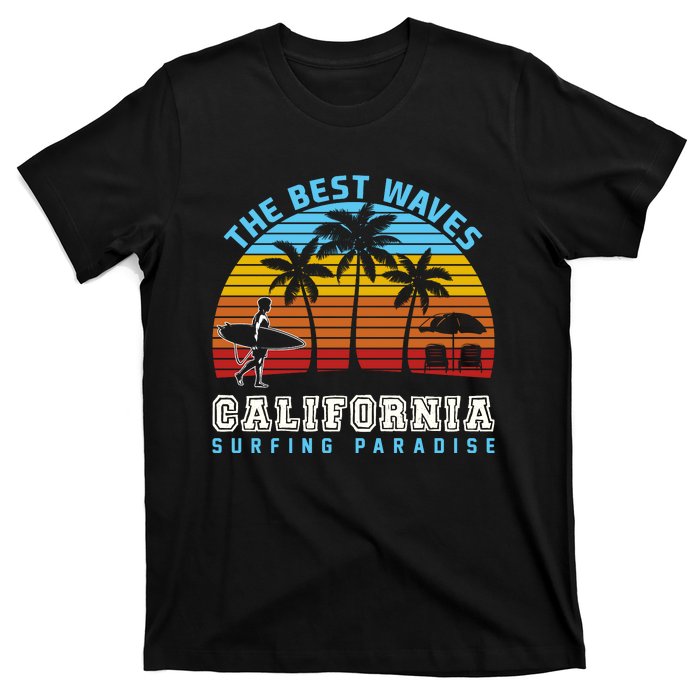 Vintage The Best Wave California Surfing Paradise T-Shirt