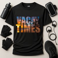 Vacay Times Beach Cooling Performance Crew T-Shirt