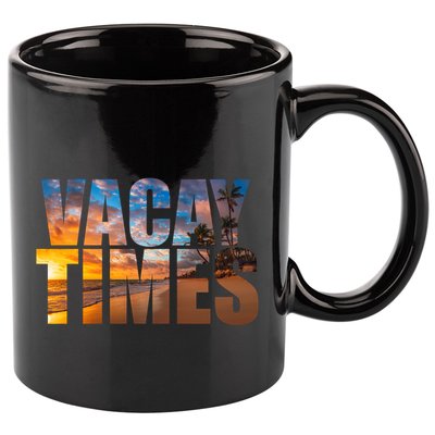 Vacay Times Beach 11oz C Handle Ceramic Mug
