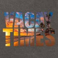 Vacay Times Beach Cotton Canvas Backpack
