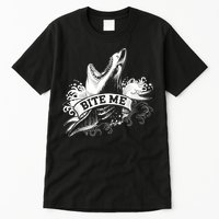 Vintage Tattoo Bite Me Shark Tall T-Shirt