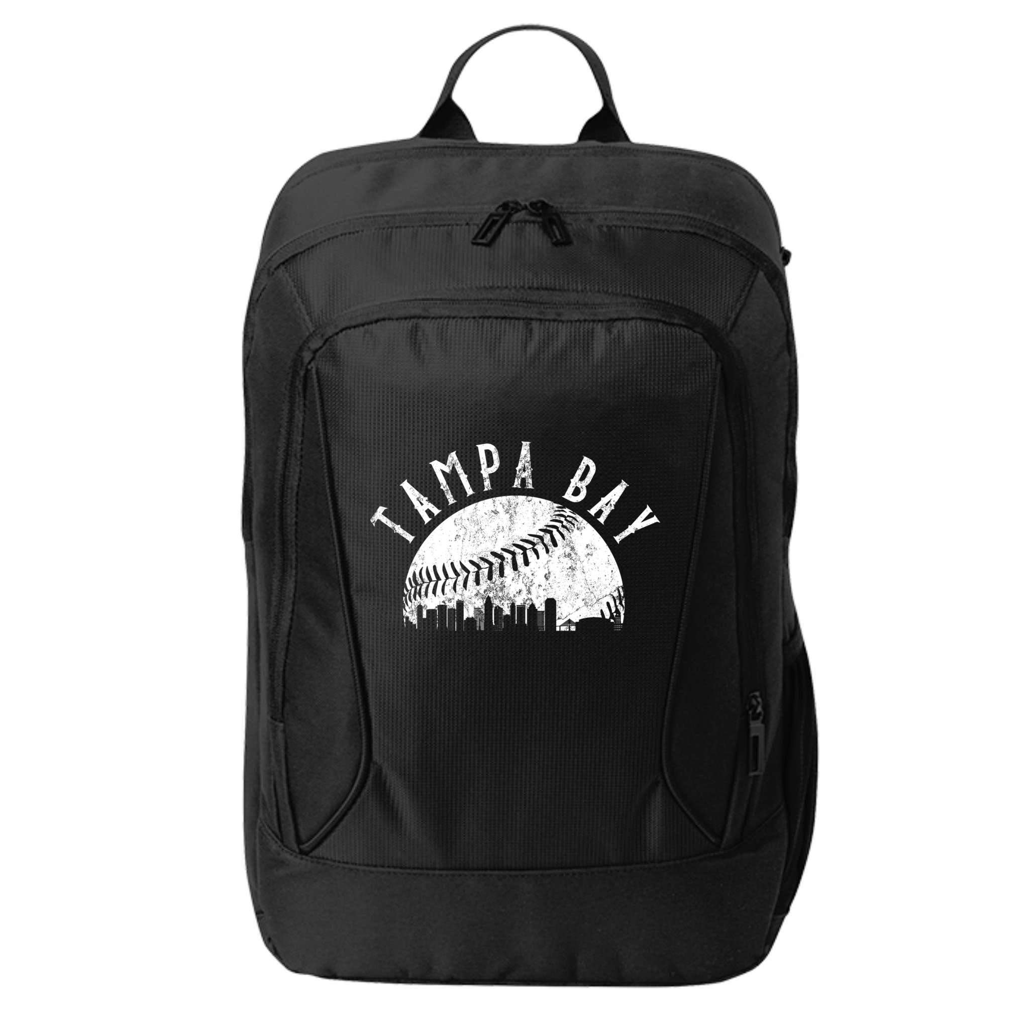 Vintage Tampa Bay Florida Skyline City Backpack