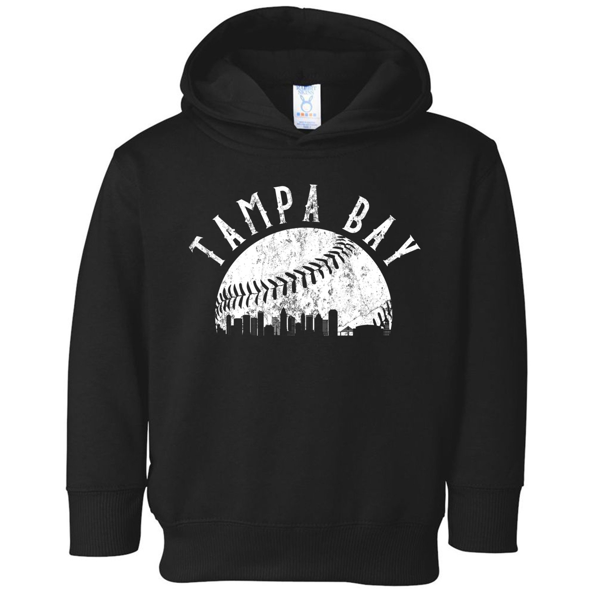Vintage Tampa Bay Florida Skyline Toddler Hoodie