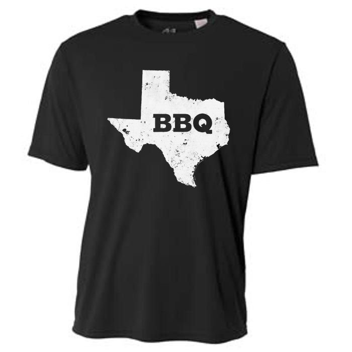 Vintage Texas Bbq State Of Texas Barbecue Cooling Performance Crew T-Shirt