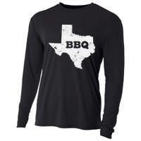 Vintage Texas Bbq State Of Texas Barbecue Cooling Performance Long Sleeve Crew