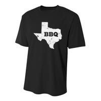 Vintage Texas Bbq State Of Texas Barbecue Youth Performance Sprint T-Shirt