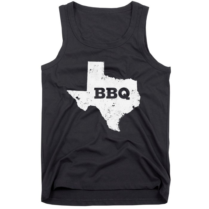 Vintage Texas Bbq State Of Texas Barbecue Tank Top