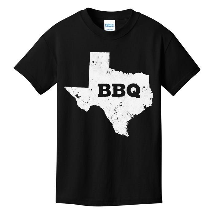 Vintage Texas Bbq State Of Texas Barbecue Kids T-Shirt