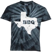 Vintage Texas Bbq State Of Texas Barbecue Kids Tie-Dye T-Shirt