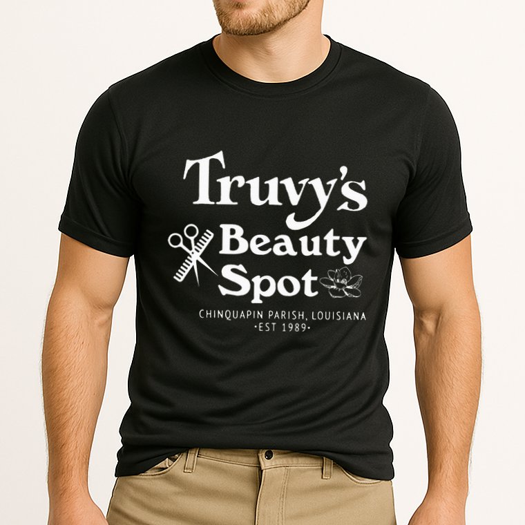 Vintage TruvyS Beauty Spot Truvy Hairsalon Cooling Performance Crew T-Shirt