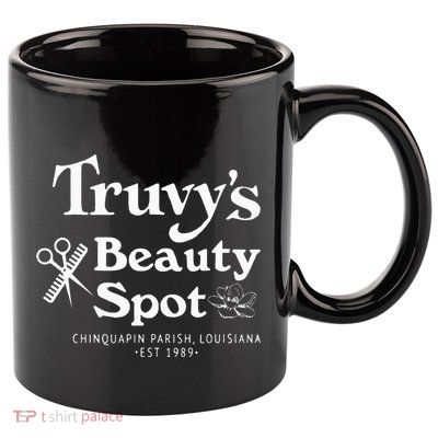 Vintage TruvyS Beauty Spot Truvy Hairsalon 11oz C Handle Ceramic Mug