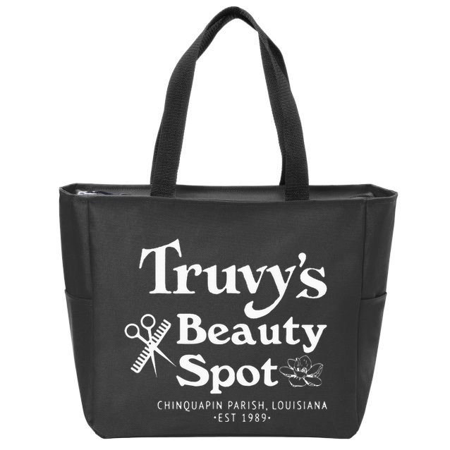 Vintage TruvyS Beauty Spot Truvy Hairsalon Zip Tote Bag