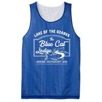 Vintage The Blue Cat Lodge Lake Of The Ozarks Mesh Reversible Basketball Jersey Tank