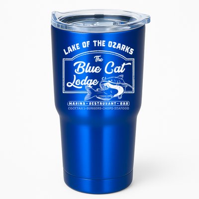 Vintage The Blue Cat Lodge Lake Of The Ozarks Tumbler